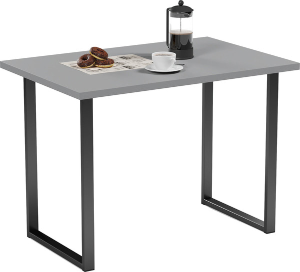 Изображение товара Обеденный стол Soma Tako 92x50 (серый/черный)