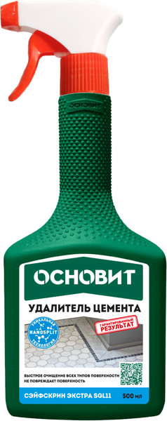 Изображение товара Средство для очистки после ремонта Основит Сэйфскрин Экстра SGI11 (500мл)