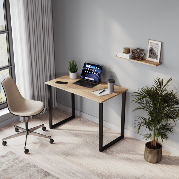 Изображение товара Письменный стол Soma Bliss 92x50 (дуб сонома/черный)