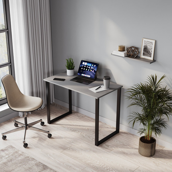 Изображение товара Письменный стол Soma Bliss 92x50 (серый/черный)