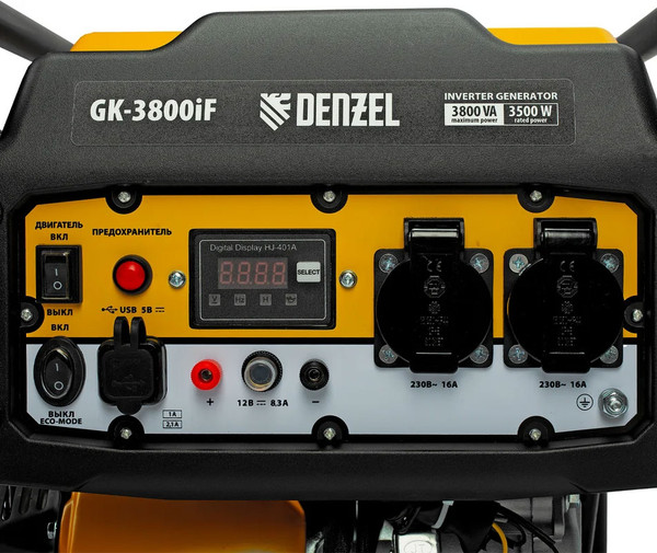 Изображение товара Инверторный генератор Denzel GK-3800iF / 94708