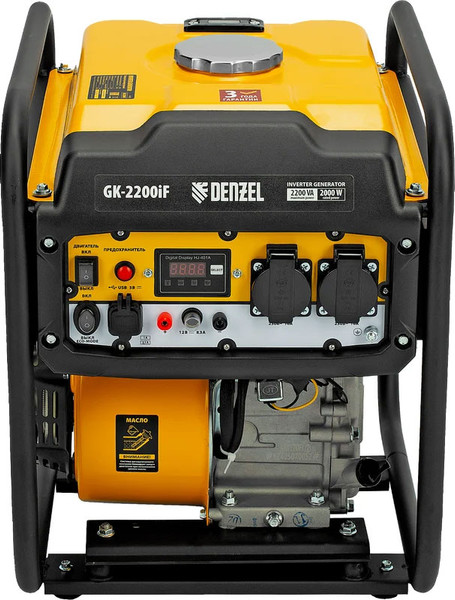 Изображение товара Инверторный генератор Denzel GK-2200iF / 94707