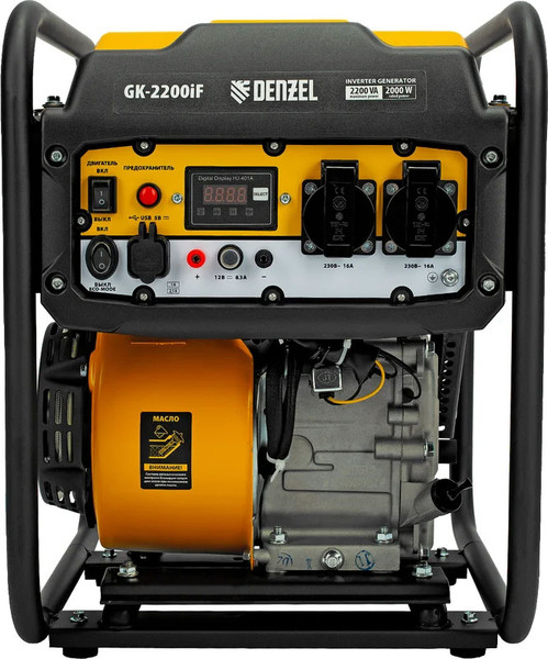 Изображение товара Инверторный генератор Denzel GK-2200iF / 94707