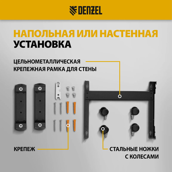 Изображение товара Конвектор Denzel XCE-2000B / 98129 (черный)