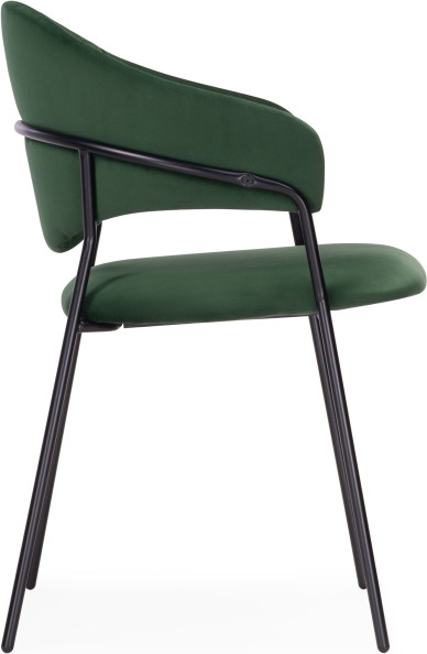 Изображение товара Стул Woodville Рансол (темно-зеленый/черный глянец)