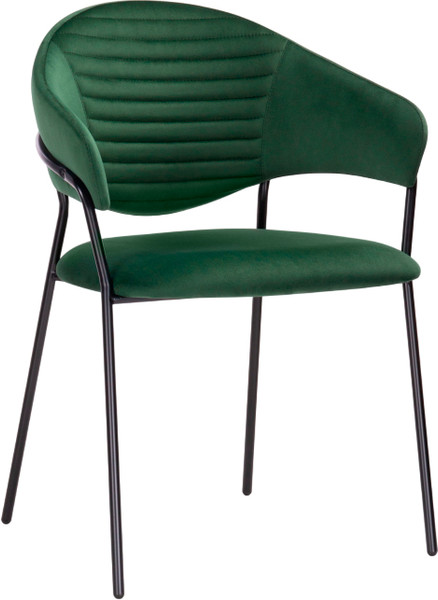 Изображение товара Стул Woodville Рансол (темно-зеленый/черный глянец)