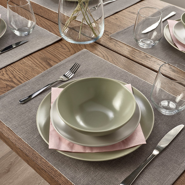 Изображение товара Сервировочная салфетка Ikea Свартсенап / 205.279.68 (серый)