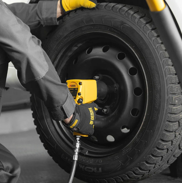 Изображение товара Пневмогайковерт Denzel IW860 +набор головок  / 57473