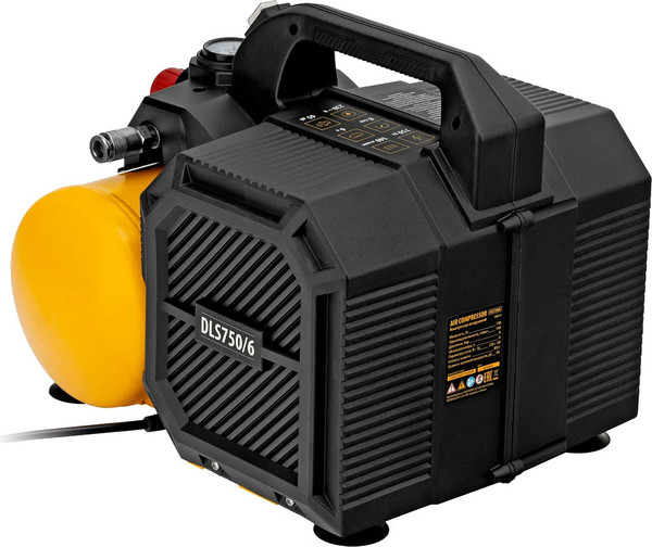 Изображение товара Воздушный компрессор Denzel Безмаслянный DLS750/6 / 58019