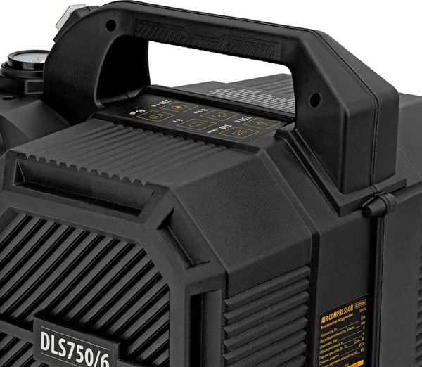 Изображение товара Воздушный компрессор Denzel Безмаслянный DLS750/6 / 58019