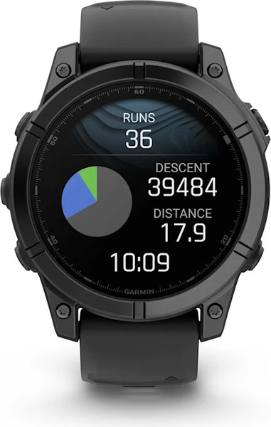 Изображение товара Умные часы Garmin Fenix E Amoled 47mm / 010-03025-01 (темно-серый/черный)
