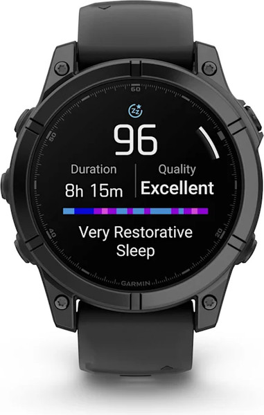 Изображение товара Умные часы Garmin Fenix E Amoled 47mm / 010-03025-01 (темно-серый/черный)