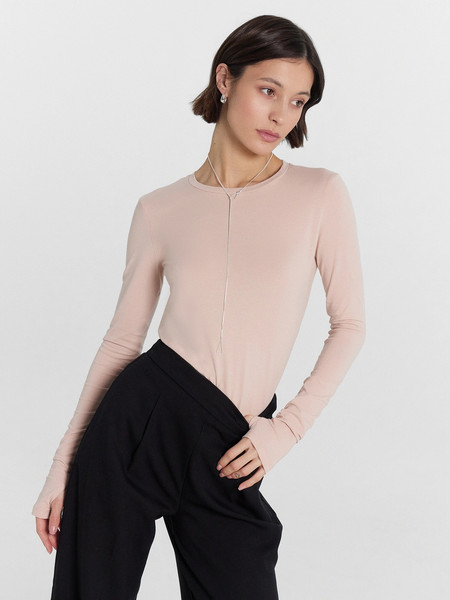 Изображение товара Лонгслив Mark Formelle 122889 (р.164/170-100-106, персиковый румянец)
