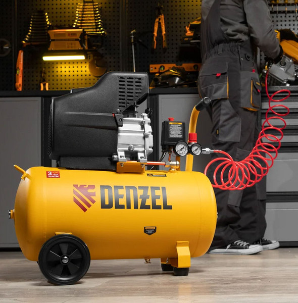 Изображение товара Воздушный компрессор Denzel DC1500/50 / 58161