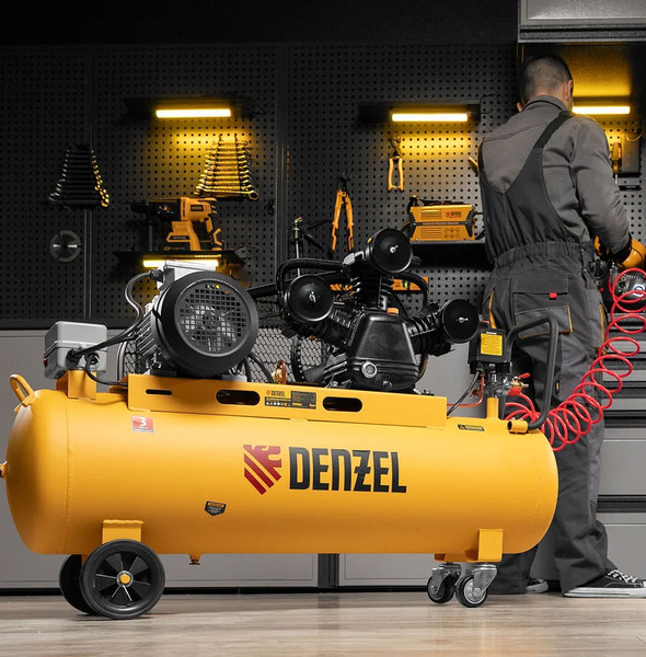 Изображение товара Воздушный компрессор Denzel BCW3000-T/100 / 58118