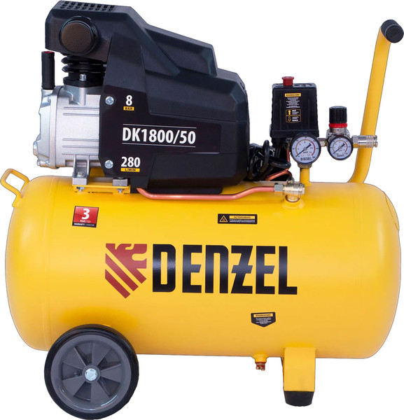 Изображение товара Воздушный компрессор Denzel DK1800/50 Х-PRO / 58068