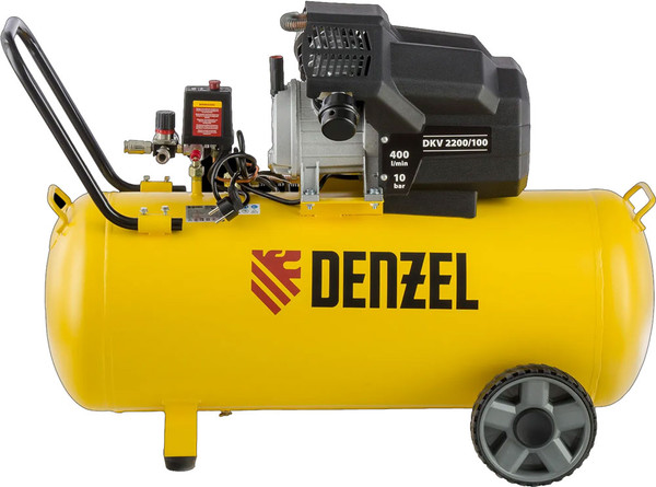 Изображение товара Воздушный компрессор Denzel DKV2200/100 Х-PRO / 58079