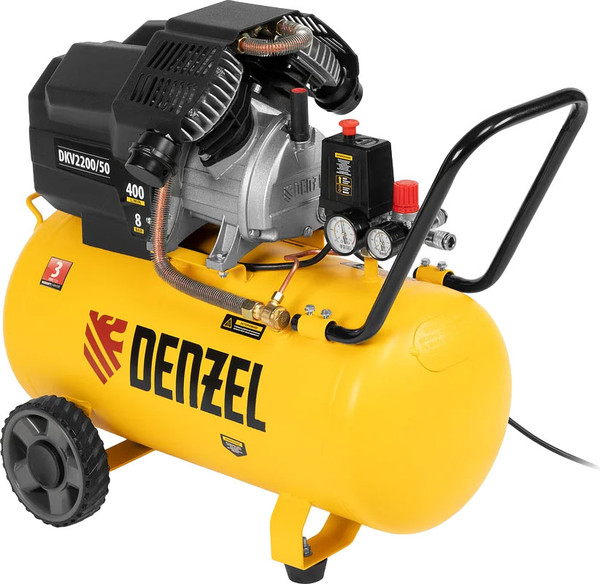 Изображение товара Воздушный компрессор Denzel DKV2200/50 Х-PRO / 58083