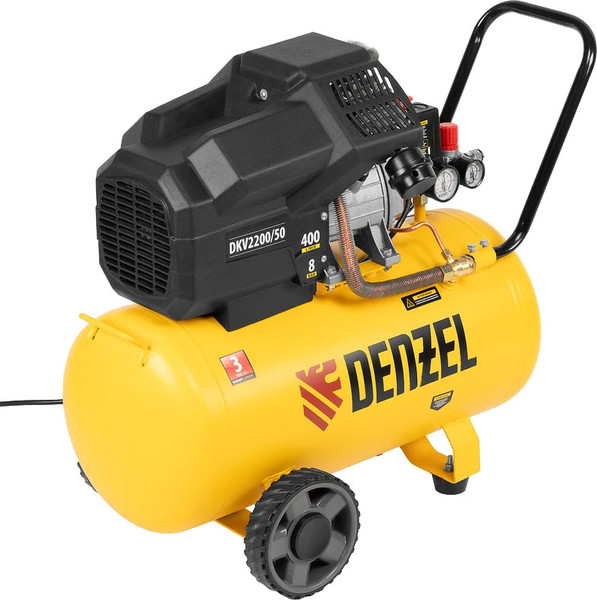 Изображение товара Воздушный компрессор Denzel DKV2200/50 Х-PRO / 58083
