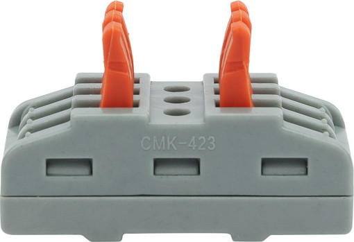 Изображение товара Набор клемм Rexant СМК 222-423 / 07-6263-3-05 (5шт, серый)