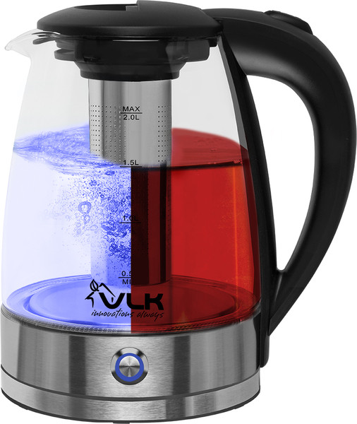 Изображение товара Электрочайник VLK Siena-6559 (черный/стальной)