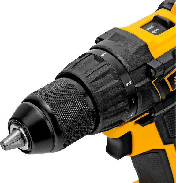 Изображение товара Аккумуляторная дрель-шуруповерт Denzel BLDL-IB-18-0 / 26122