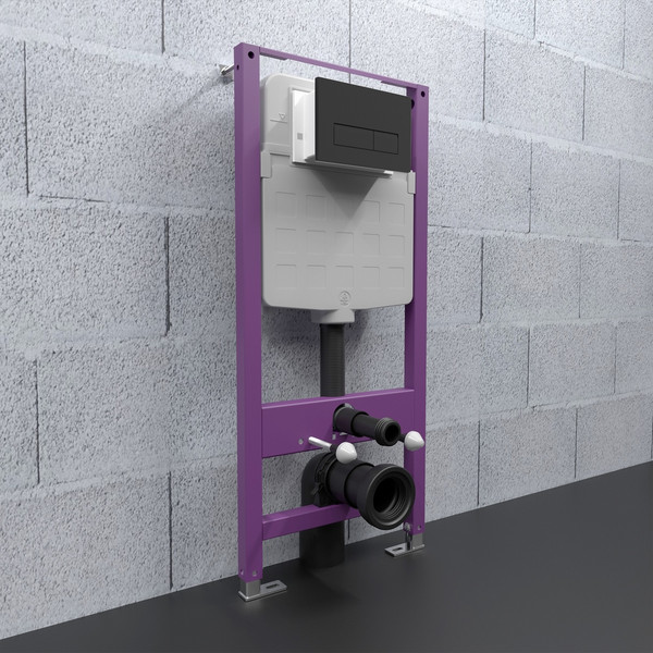 Изображение товара Кнопка для инсталляции Triton Pro EVO (черный, матовый)