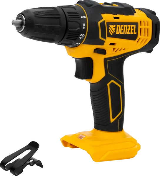 Изображение товара Аккумуляторная дрель-шуруповерт Denzel CDL-18-0 / 26117