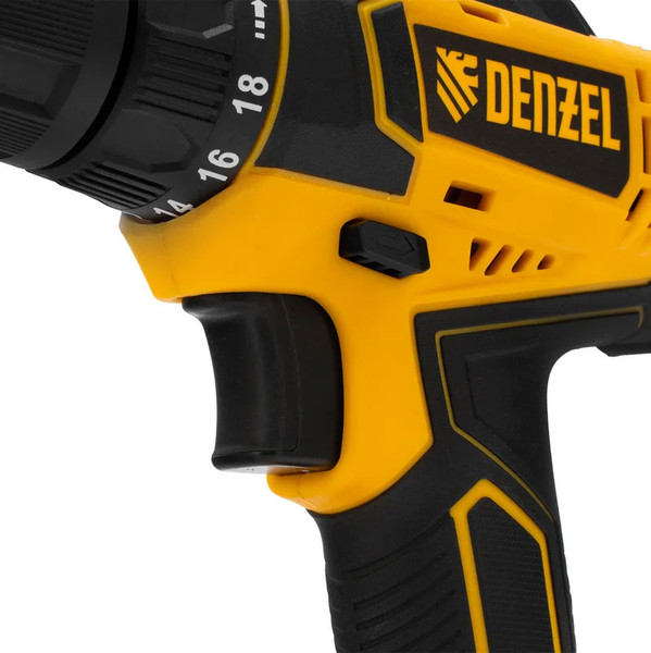 Изображение товара Аккумуляторная дрель-шуруповерт Denzel CDL-18-0 / 26117