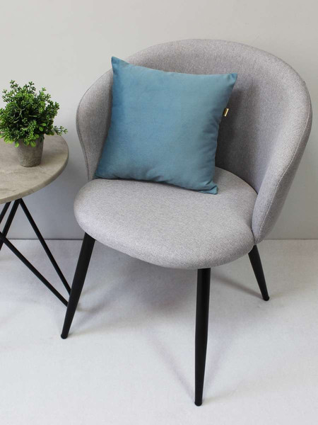 Изображение товара Подушка декоративная MATEX Aria Premium Velours / 65-463 (светло-синий)