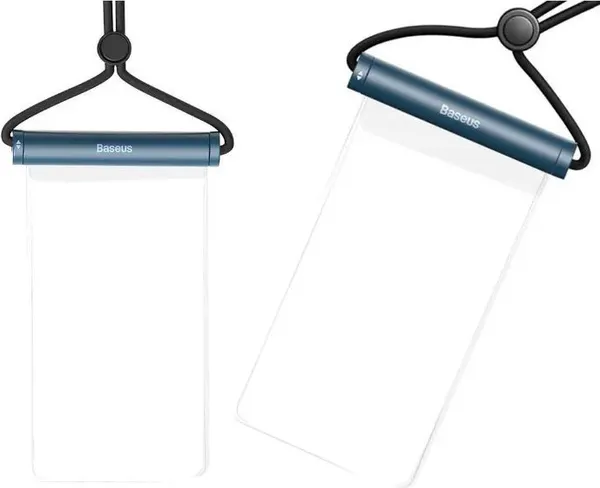 Изображение товара Футляр для телефона Baseus Cylinder Slide-Cover Waterproof Bag Pro / FMYT000003 (синий)