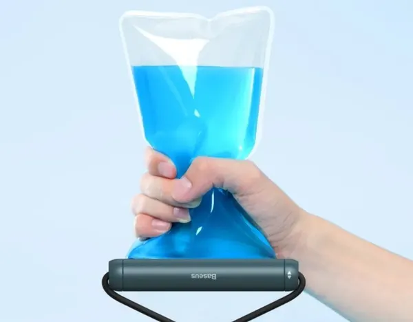 Изображение товара Футляр для телефона Baseus Cylinder Slide-Cover Waterproof Bag Pro / FMYT000003 (синий)