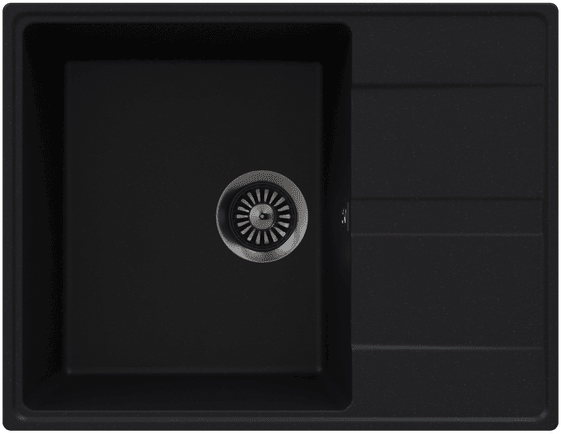 Изображение товара Мойка кухонная Maunfeld Lacrima 650 MFQS-650B (черный)