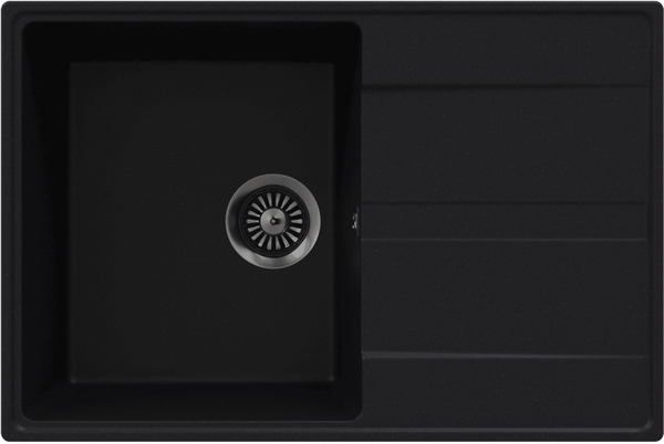 Изображение товара Мойка кухонная Maunfeld Lacrima 750 MFQS-750B (черный)