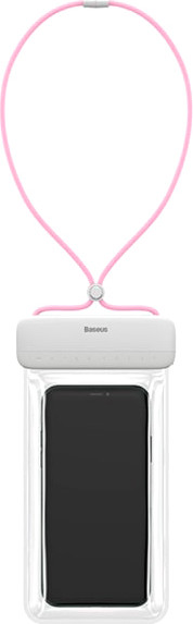 Изображение товара Футляр для телефона Baseus Let''s Go Slip Cover Waterproof Bag / ACFSD-D24 (белый/розовый)