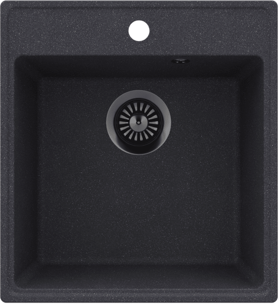 Изображение товара Мойка кухонная Maunfeld Perla 460 MFQS-460DGR (темно-серый)