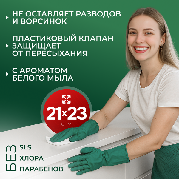 Изображение товара Влажные салфетки для дома Paddlers Easy Clean (70шт)