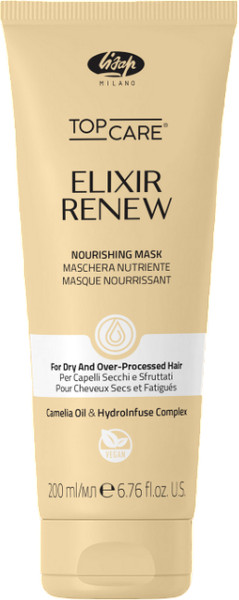 Изображение товара Маска для волос Lisap Top Care Elixir Renew Увлажняющая и восстанавливающая (200мл)