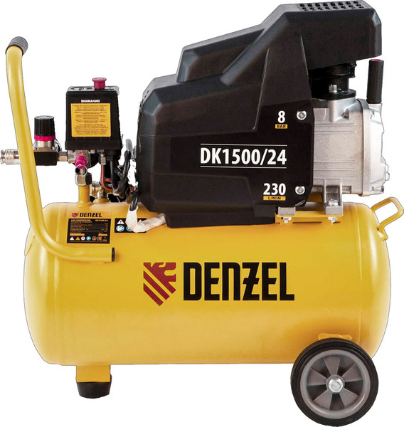 Изображение товара Воздушный компрессор Denzel DK1500/24 Х-PRO / 58063