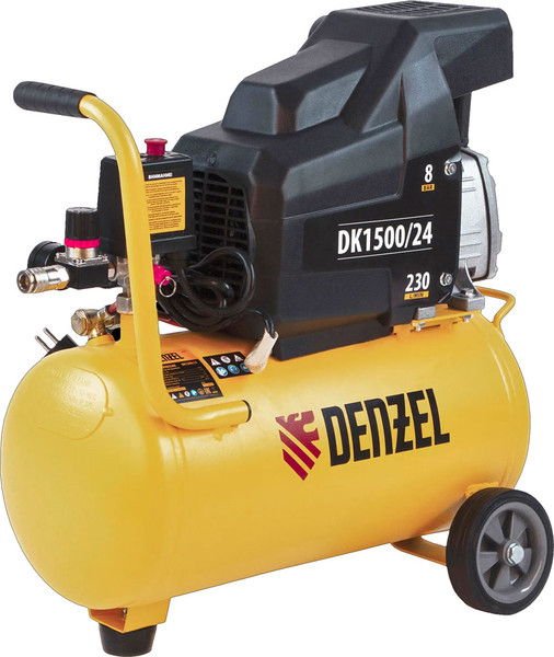 Изображение товара Воздушный компрессор Denzel DK1500/24 Х-PRO / 58063