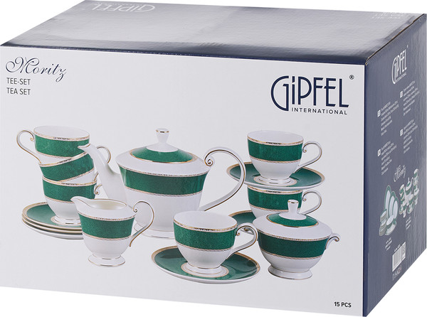 Изображение товара Чайный набор Gipfel Moritz 43253 (15пр, бирюзовый)