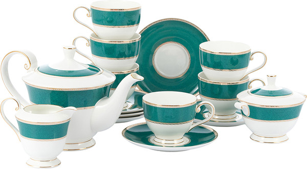 Изображение товара Чайный набор Gipfel Moritz 43253 (15пр, бирюзовый)