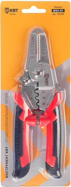 Изображение товара Инструмент для зачистки кабеля КВТ Профи WSS-01 / 102398