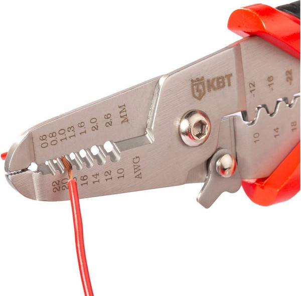 Изображение товара Инструмент для зачистки кабеля КВТ Профи WSS-01 / 102398