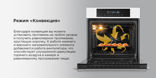 Изображение товара Электрический духовой шкаф Maunfeld AEOD60103W