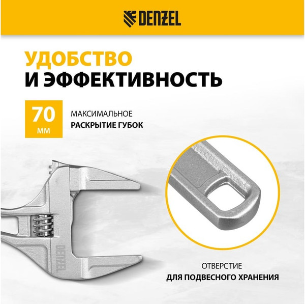Изображение товара Гаечный ключ Denzel 15755