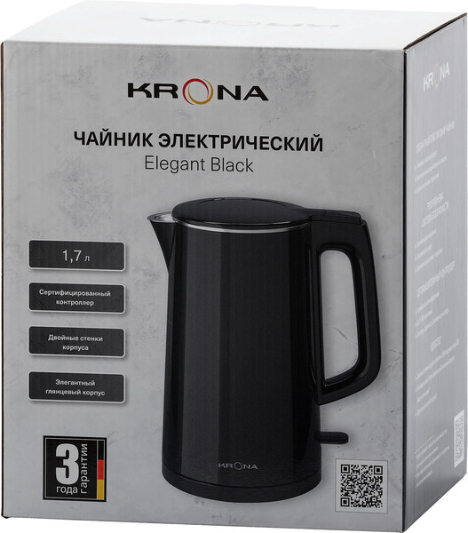 Изображение товара Электрочайник Krona Elegant Black / КА-00008502