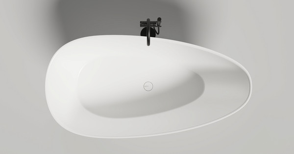 Изображение товара Ванна из искусственного камня Salini Paola 160x80 / 1015103G (S-Sense, белый глянцевый)