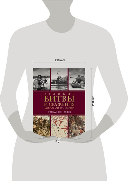 Изображение товара Книга Эксмо Великие битвы и сражения мировой истории (Владимирова Виктория, твердая обложка)