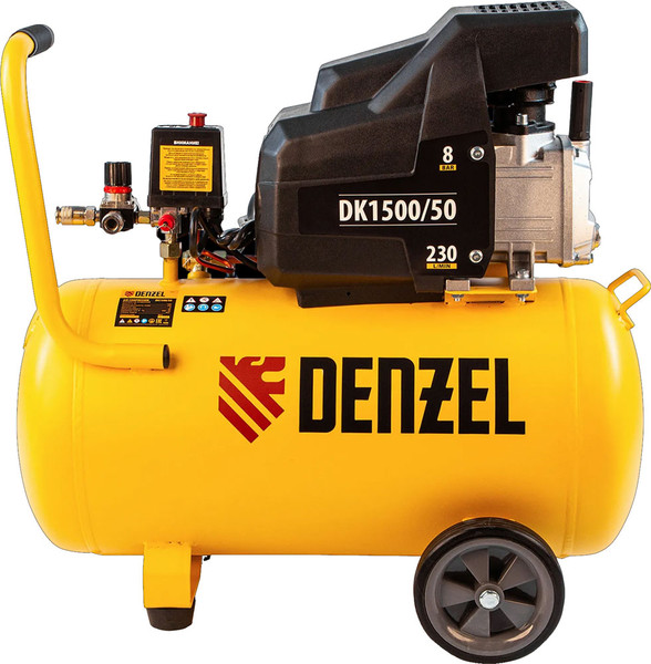 Изображение товара Воздушный компрессор Denzel DK1500/50 Х-PRO / 58064
